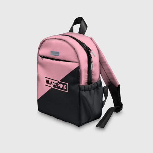 Детский рюкзак 3D с принтом Black Pink, вид сбоку #3
