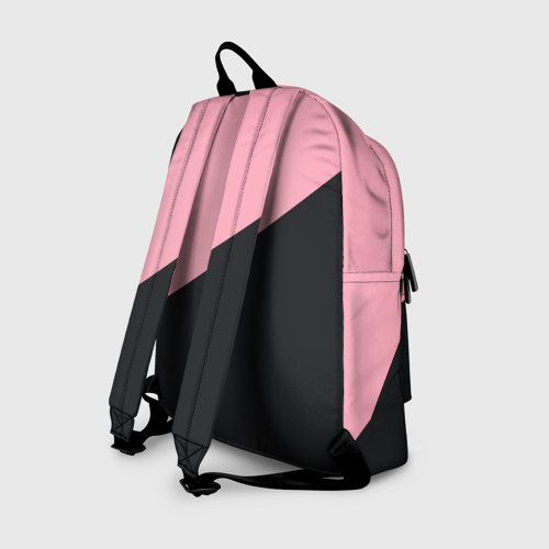 Рюкзак 3D с принтом Black Pink, вид сзади #1