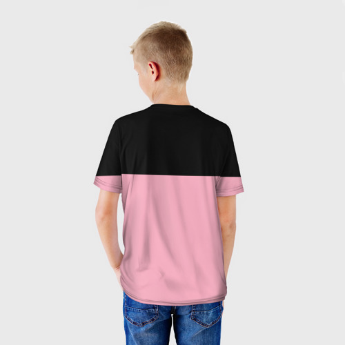 Детская футболка 3D с принтом Blackpink, вид сзади #2