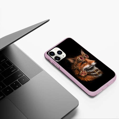 Чехол для iPhone 11 Pro матовый с принтом Королевский лис, фото #5