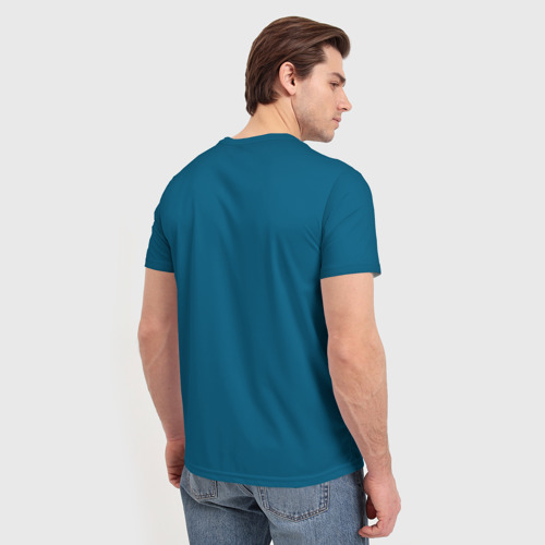 Мужская футболка 3D с принтом Врач травматолог, вид сзади #2