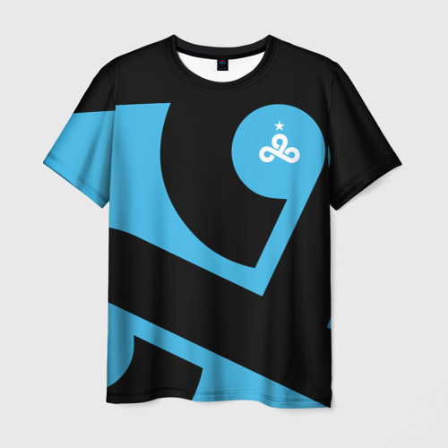 Мужская футболка 3D с принтом CS:GO - Cloud9 the form 2018-2019, вид спереди #2