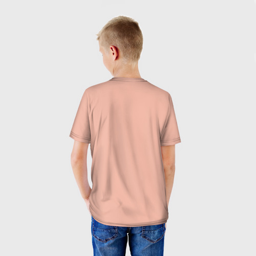 Детская футболка 3D с принтом Действуй детка, вид сзади #2