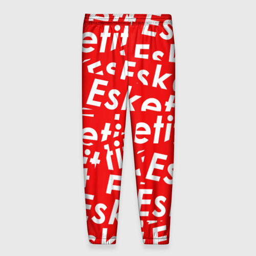 Мужские брюки 3D с принтом ESKETIT LIL PUMP, вид сзади #1