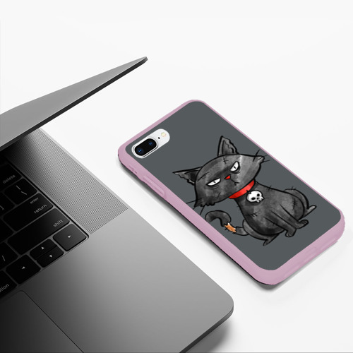 Чехол для iPhone 7Plus/8 Plus матовый с принтом Кот бедолага, фото #5
