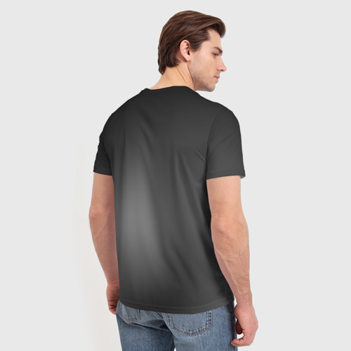 Мужская футболка 3D с принтом Том Харди, вид сзади #2