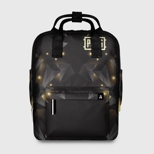 Женский рюкзак 3D с принтом PUBG Guard Light, вид спереди #2