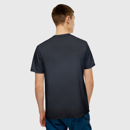 Мужская 3D футболка с принтом PREY: Mooncrash, вид сзади #2