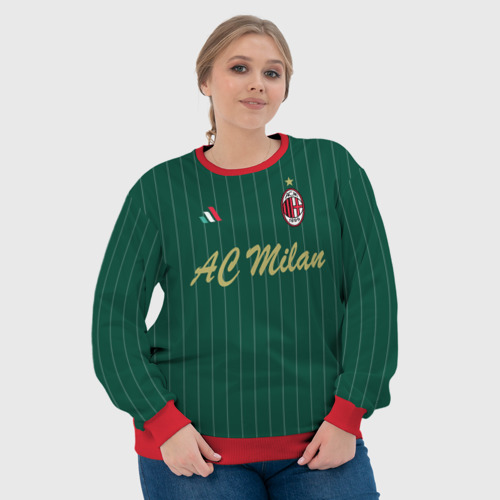 Женский свитшот 3D с принтом AC Milan, фото #4