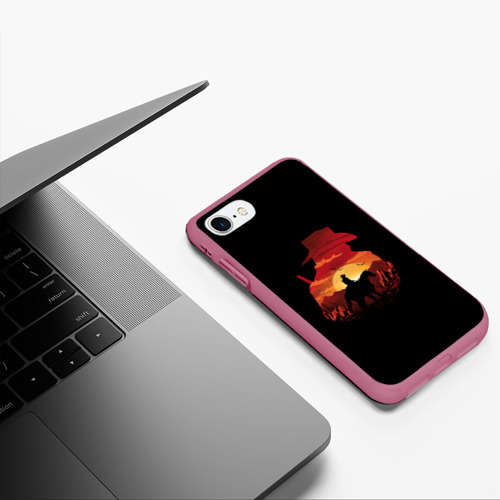 Чехол для iPhone 7/8 матовый с принтом Redemption is Dead, фото #5