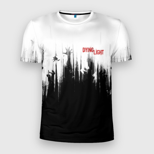 Мужская футболка 3D Slim с принтом Dying Light, вид спереди #2