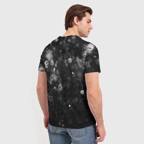 Мужская 3D футболка с принтом PHARAOH DARK, вид сзади #2