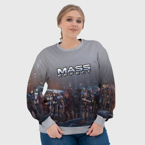 Женский свитшот 3D с принтом Mass Effect, фото #4