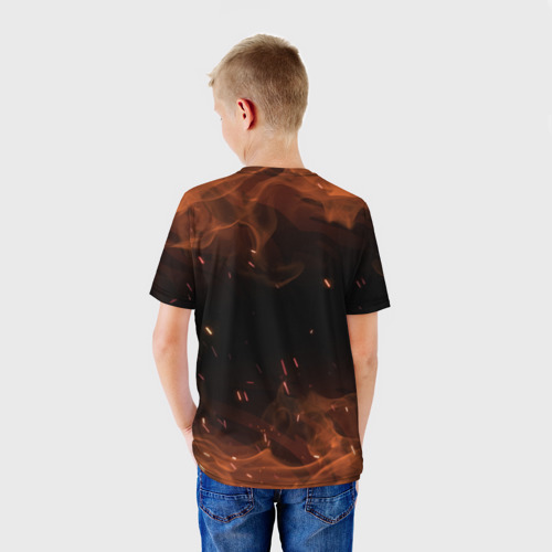 Детская 3D футболка с принтом CS:GO - HOWL, вид сзади #2