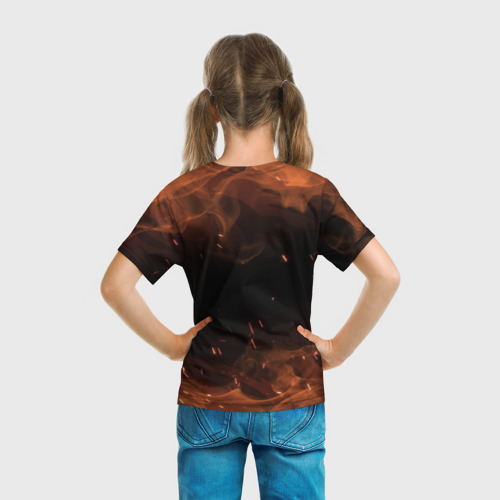 Детская 3D футболка с принтом CS:GO - HOWL, вид сзади #2