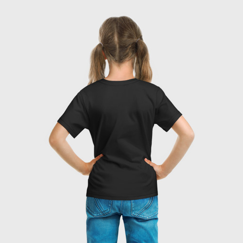 Детская футболка 3D с принтом Хабиб Нурмагомедов, вид сзади #2