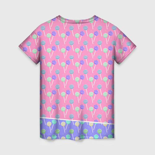 Женская футболка 3D с принтом GONEFludd, вид сзади #1
