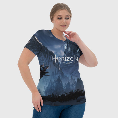Женская футболка 3D с принтом HORIZON ZERO DAWN, фото #4