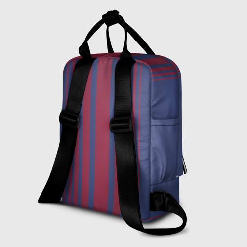 Женский рюкзак 3D с принтом РЮКЗАК FC BARCA, вид сзади #1