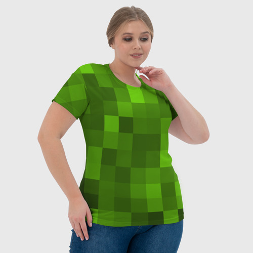 Женская футболка 3D с принтом Minecraft, фото #4