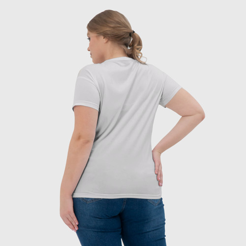 Женская футболка 3D с принтом Френдзона, вид сзади #2