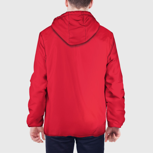 Мужская куртка 3D с принтом FC Liverpool, вид сзади #2