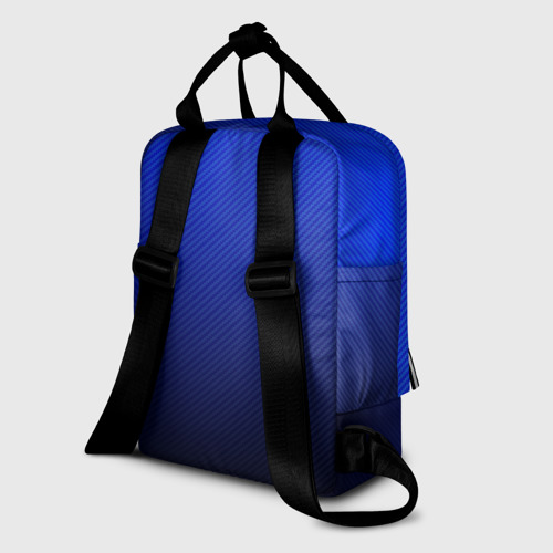 Женский рюкзак 3D с принтом CARBON, вид сзади #1