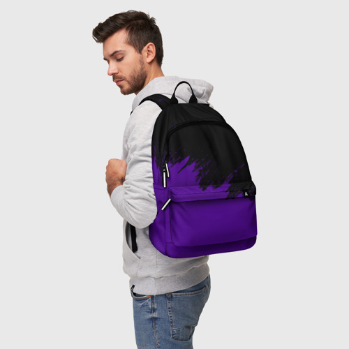 Рюкзак 3D с принтом Краска и ничего лишнего!, фото на моделе #1