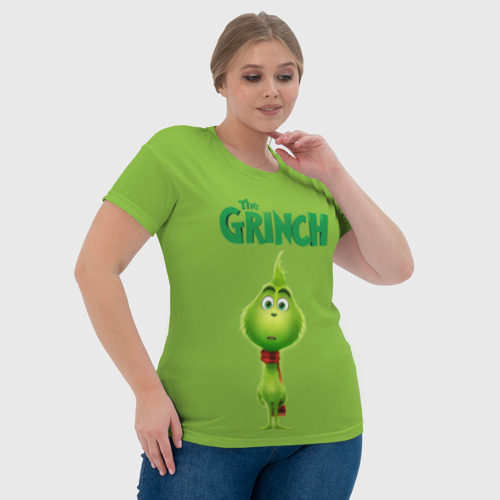 Женская футболка 3D с принтом The Grinch, фото #4