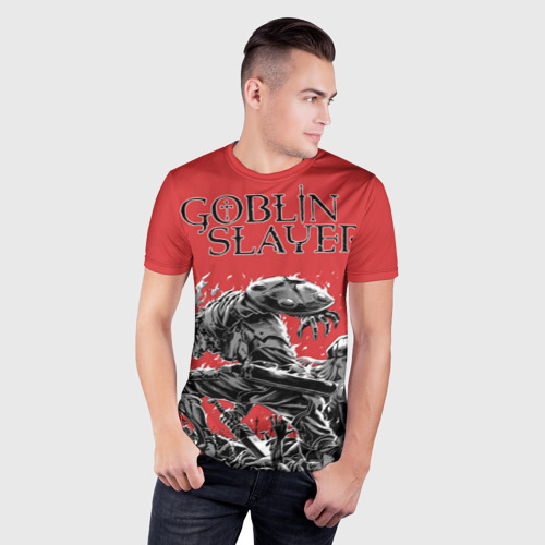 Мужская футболка 3D Slim с принтом Убийца гоблинов и Жрица, фото на моделе #1