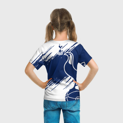 Детская футболка 3D с принтом Тоттенхэм, вид сзади #2