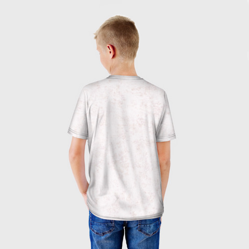 Детская футболка 3D с принтом Персонажи Бездомного Бога, вид сзади #2