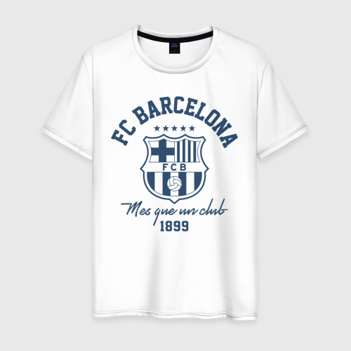 Мужская футболка с принтом Барселона, вид спереди #2