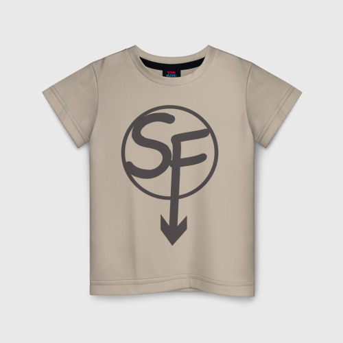 Детская футболка хлопок с принтом Ларри Sanity`s Fall, вид спереди #2