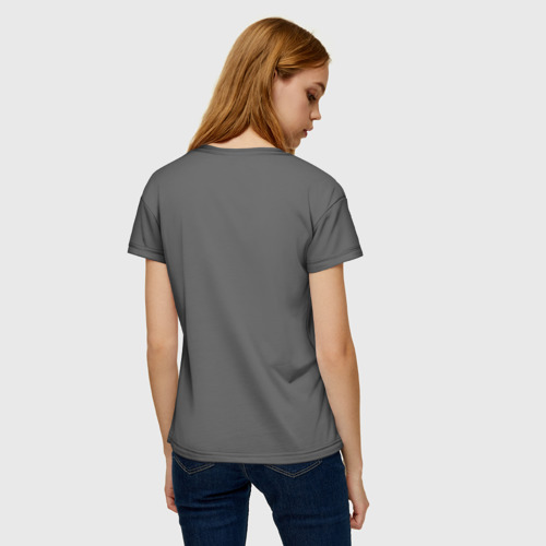 Женская футболка 3D с принтом Sally and Gizmo, вид сзади #2
