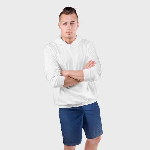 Мужские шорты спортивные с принтом Сеть, фото #4