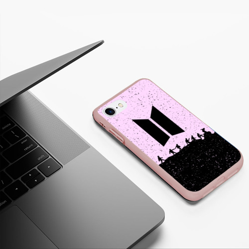 Чехол для iPhone 7/8 матовый с принтом BTS, фото #5
