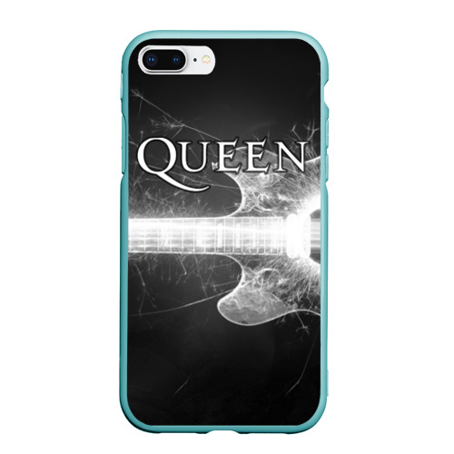 Чехол для iPhone 7Plus/8 Plus матовый с принтом Queen, вид спереди #2