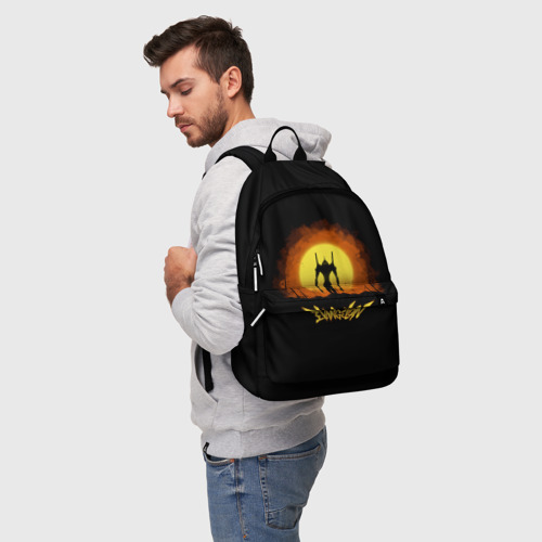 Рюкзак 3D с принтом Евангелион, фото на моделе #1