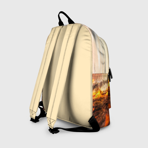 Рюкзак 3D с принтом PUBG, вид сзади #1