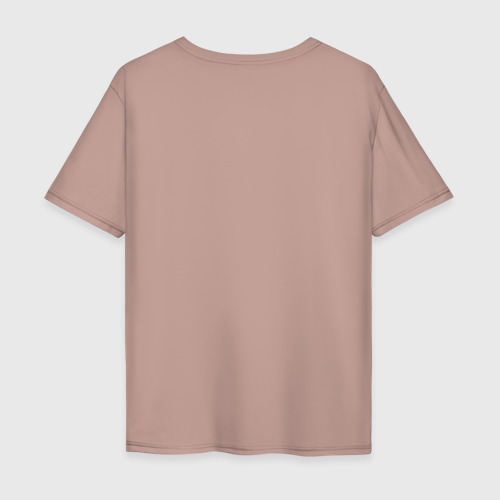 Мужская футболка хлопок Oversize с принтом STARS RACCOON CITY, вид сзади #1