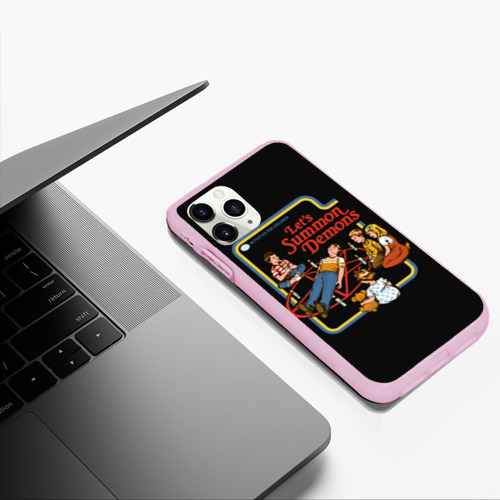 Чехол для iPhone 11 Pro Max матовый с принтом Let's Summon Demons, фото #5