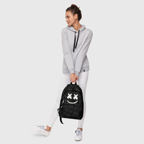 Рюкзак 3D с принтом Marshmello Cosmos pattern, фото #6