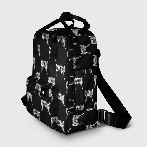 Женский рюкзак 3D с принтом REVENGE XXX, фото на моделе #1