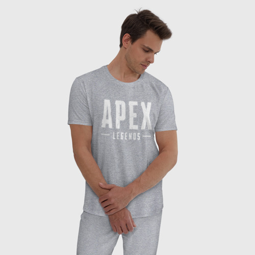Мужская пижама хлопок с принтом APEX LEGENDS, фото на моделе #1