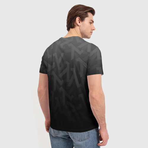 Мужская футболка 3D с принтом HALF-LIFE | ХАЛФ-ЛАЙФ, вид сзади #2