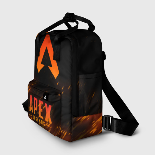 Женский рюкзак 3D с принтом APEX LEGENDS | АПЕКС ЛЕГЕНДС, фото на моделе #1