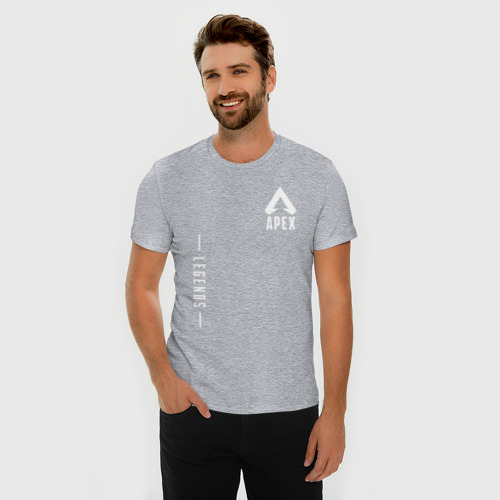Мужская футболка премиум с принтом APEX LEGENDS, фото на моделе #1