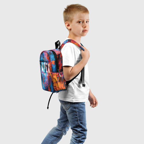 Детский рюкзак 3D с принтом Apex Legends, вид сзади #1