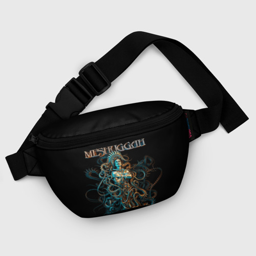 Поясная сумка 3D с принтом Meshuggah, фото #5